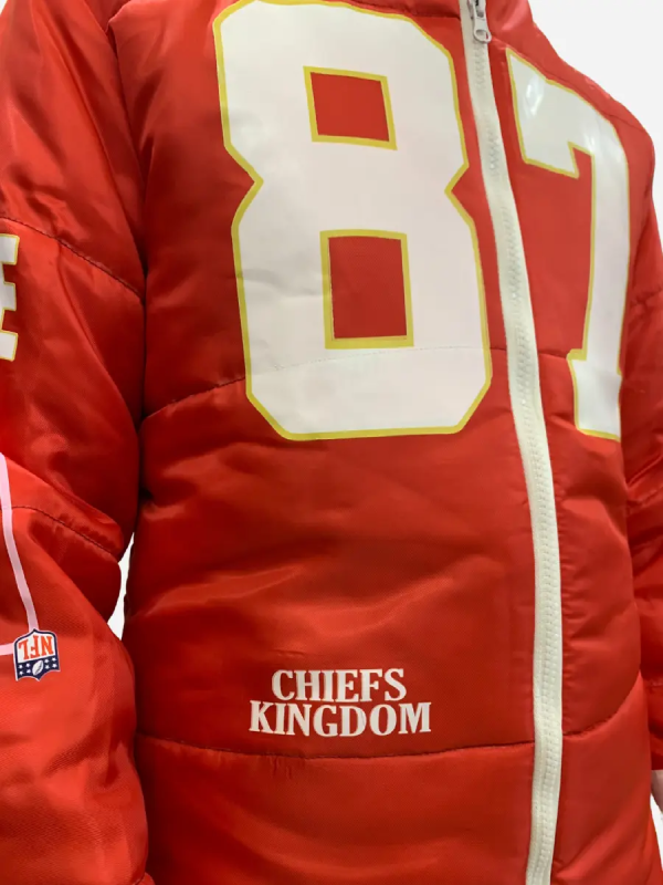 KC Chiefs Taylor Swift Kelce Puffer Jacket