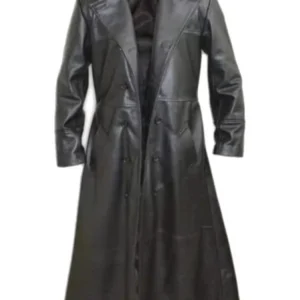 The Crow Eric Draven Brandon Black Leather Coat