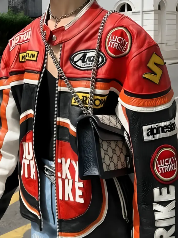 Vintage Lucky Strike Racing Red Jacket