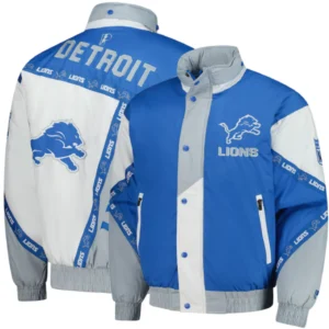 Women Costco Lions Blue and White Jacket