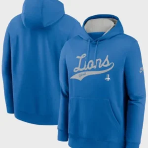 Detroit Lions Nike Rewind Club Logo Hoodie