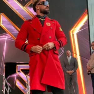 WWE Raw Netflix Kickoff Today SethRollins Red Coat