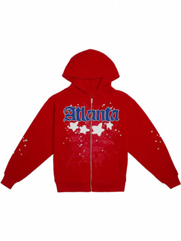 Sp5der Atlanta Red Hoodie